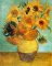 Vincent van Gogh-Vase with twelve sunflowers